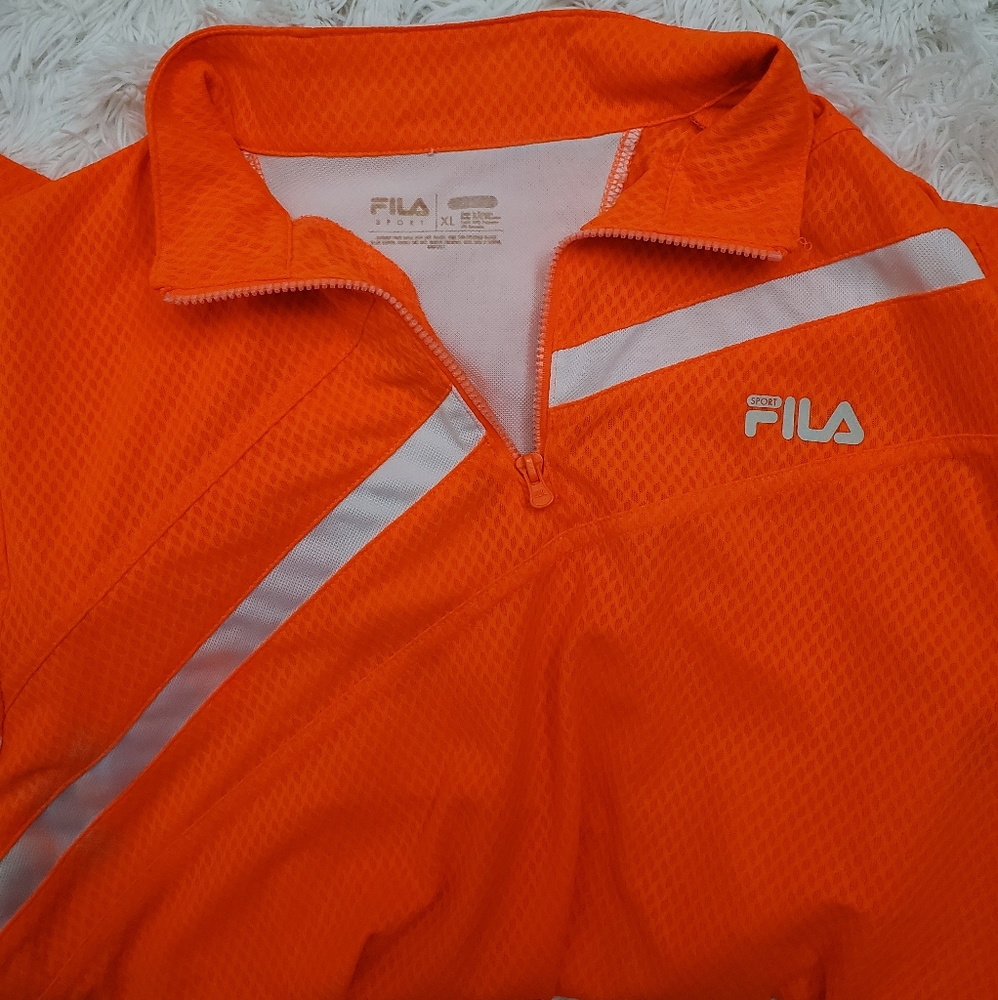 Fila Reflective Neon Pullover Jacket - image 3